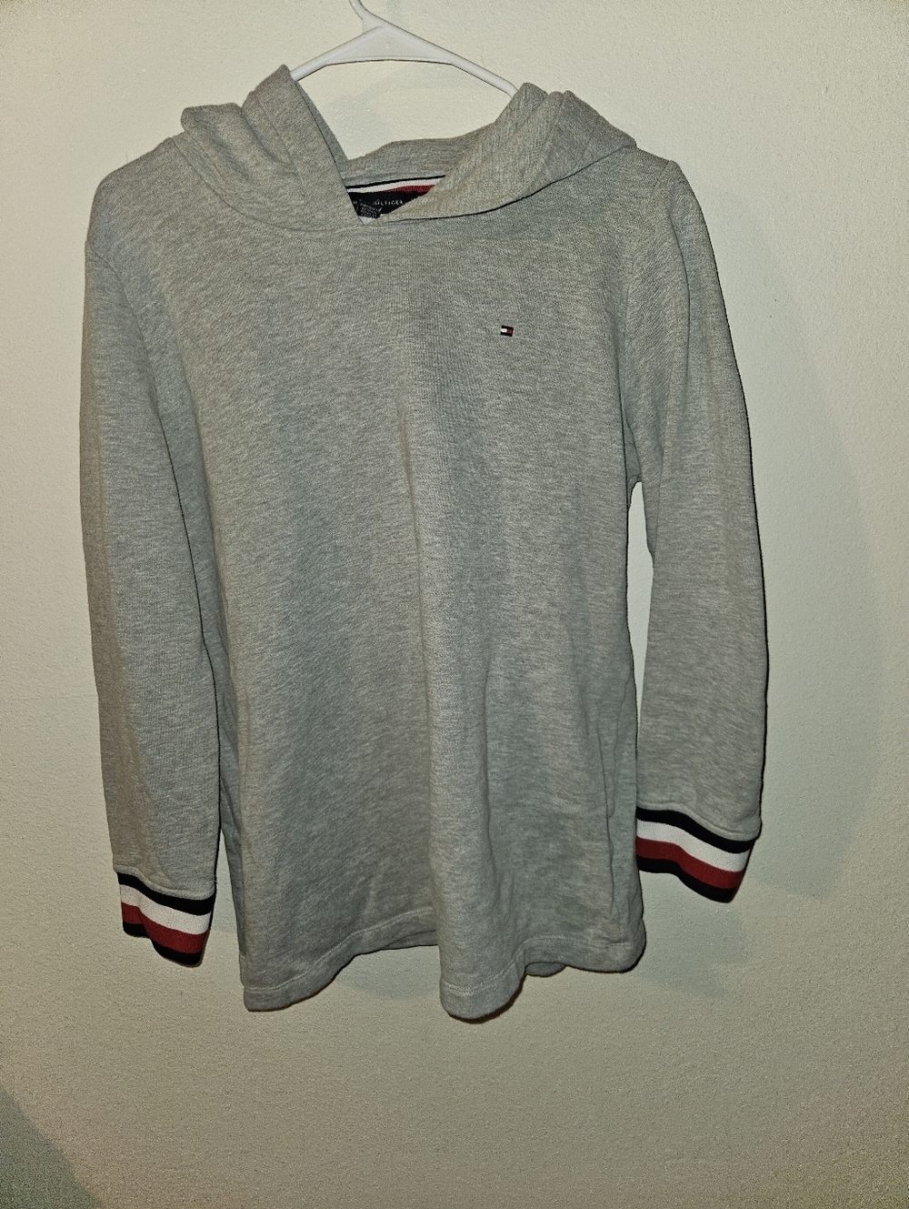 Tommy Hilfiger Womans Gray Hoodie Sweater Size L